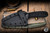 Bastinelli Knives "Sin" Fixed Blade Knife Black Tuska Wrap  3.5" Drop Point Black PVD