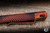 Nottingham Tactical TiButton Titanium Pen Full Carved Black/Orange Distressed Cerakote 5" Parker RHSL
