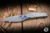 Poikilo Blade VK-Zen Flipper Knife Titanium Blue Accents 3.4" M398 Stonewash Pearlescent