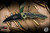 Preowned-Vintage 2011 Microtech Kestrel Automatic OD Green Folding Knife 4" Black Hawkbill 131-1GR
