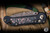 Microtech Marfione Select Custom LUDT Gen III Automatic Folding Knife Bronze Accents 3.4" Blued Baker Forge CopperMai Damascus 1135-16MS1-2
