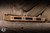Preowned-Microtech Socom Elite Folding Knife Tan Aluminum/CF Inlay 4" M390 Tanto Black Serrated 161-2TA