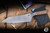 Microtech Chef Kitchen Knife Coyote Tan G10 8" M390 Stonewash 3000B-10CE