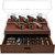 Holme & Hadfield Armory Pro Knife Display Case Walnut
