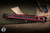 Microtech LUDT Gen III Automatic Folding Knife Merlot Red Aluminum/Grip Inlay 3.4" M390 Drop Point Black 1135-1MR