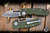 Demko Knives Shark Cub Folding Knife OD Green G10 2.75" 20CV Slicer Shark Stonewash