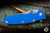 Rick Hinderer Knives Eklipse Folding Knife Skinny Slicer Tri-Way Blue G10 3.5″ MagnaCut Stonewash