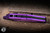 Reate EXO-K Karambit Button Lock Knife Purple Aluminum 3" Black (Trainer Included)