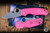 Spyderco Para 3 Lightweight Folding Knife Pink FRN 2.9" BD1N Stonewash C223PPN