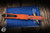 Microtech Dirac OTF Automatic Knife Weathered Orange Aluminum 3" Dagger Black  225-1WOR