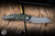 Hawk Knives Talon Folding Knife Titanium Jungle Wear CF Overlay 3.5" M390 Stonewash EK-2537