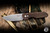 Preowned-ProTech Vero Designs Synapse Automatic Folding Knife Aluminum/Burlap Micarta 3.5" MagnaCut Satin