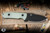 Preowned-Protech SBR Blue G10 Short Bladed Rockeye Fixed Blade Knife 2.9" S35VN Black