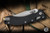 Preowned-Microtech Amphibian Ram-LOK Folding Knife Fluted Black G10 3.9" Apocalyptic Stonewash 137RL-10APFLGTBK