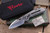 Preowned Reate Knives T6000 Frame Lock/Button Lock Knife Titanium 3" M390 Satin)