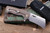 Preowned-Kansept Knives Leviathan Flipper Bronze Titanium 3.9" S35VN Stonewashed Hawkbill Cleaver K1083A4