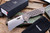 Preowned-Kansept Knives Leviathan Flipper Bronze Titanium 3.9" S35VN Stonewashed Hawkbill Cleaver K1083A4