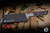 Microtech Santoku Kitchen Cutlery Knife Black Cherry G10 4.2" M390 Stonewash 3300B-10BC