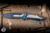 Preowned-Marfione Custom Socom Elite Arctic Blue Fat Carbon 4" M390 Tanto Compund Polished Stonewash