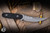 Blackside Customs Cat-5 Covert Fixed Blade Knife G10 4.8" 154CPM Two Tone Graymatter