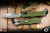 Heretic Knives Hydra V4 OTF Automatic Knife OD Green 3.6" MagnaCut Battleworn H407-5A-OD
