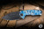 Preowned-Medford Praetorian Genesis T Knife Flamed "Starry Night" Titanium 3.3" DLC Drop Point