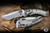 Microtech Marfione Select Amphibian Ram-LOK Folding Knife Frag Titanium 3.9" M390 Stonewash Serrated 137RL-11FRMS4