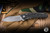 Preowned-Hawk Knives Talon Titanium Black Dunes CF Overlay 3.5" M390 Stonewash