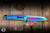 Kershaw Misdirect Flipper Knife Polished Rainbow Steel 3" 4Cr14 Reverse Tanto 1365RBW