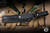 Chuck Richards Knives FreeBird Fixed Blade Knife Black G10 3.75" MagnaCut Stonewash Black Leather Sheath