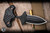 RMJ Tactical BUB Push Dagger Fixed Blade Black G10 2.5" MagnaCut Black