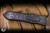 Hawk Knives Deadlock Model C Titanium Stonewash/Carbon Fiber 3.5" M390 DLC Dagger