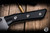 Microtech Chef Kitchen Knife Black G10 8" M390 Stonewash 3000-10BK