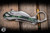 Poikilo Blade Thorny Devil Folding Knife Gray-Green Fat Carbon Titanium 2.6" Hawkbill Stonewash