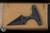 Toor Knives Snake Doctor Black G10 Push Dagger 1.6" Coyote Incog Wallet