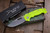 Demko Knives MGAD20 Folding Knife Dayglow G10 3.6" MagnaCut Clip Point