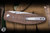 Three Rivers Manufacturing ATOM Folding Knife Burlap Micarta 3.5" MagnaCut Drop Point