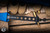 Heretic Knives Hydra V4 OTF Automatic Knife Blue 3.6" MagnaCut Recurve DLC H408-6A-BLU