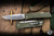 Medford 1881 Knife Works Route 66 Folding Knife OD Green G10 3.25"  S45VN Tumbled Tanto