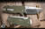 Medford 1881 Knife Works Broadway Folding Knife OD Green G10 2.85"  S45VN Tumbled Tanto