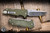 Medford 1881 Knife Works Bourbon Folding Knife OD Green G10 2.9"  S45VN Tumbled Tanto