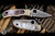 Spyderco Bug Mini Folding Knife Keychain Nickel Silver Abalone 1.3" Satin C133AP