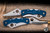 Sprint Run-Spyderco Dyad Jr. Lightweight Twin Bladed Folding Knife Cobalt Blue FRN 2.4" Satin C39P&SCBL