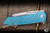 MachineWise Mojave Folding Knife Turtle Blue Titanium 3.45" S90V Stonewash