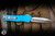 Preowned-Microtech Troodon OTF Automatic Knife Turquoise 3" M390 Dagger Satin 138-4TQ