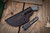 Three Rivers Manufacturing TRM TAGALONG Fixed Blade Shipwreck Camo Carbon 2.4" MagnaCut-Leather Sheath