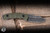 Skallywag Tactical The Mini Fixed Blade Knife OD Green G10 2.5" Clip Point Stonewash Black