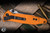 Microtech Socom Elite Manual Folding Knife Orange Tangerine Aluminum 4" M390 Drop Point Black 160-1OT