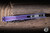 Microtech Marfione Select Stitch Ram-Lok Manual Titanium Purple Accents 3.75" M390 Stonewash Serrated 169RL-11FRMS5