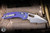 Microtech Marfione Select Stitch Ram-Lok Manual Titanium Purple Accents 3.75" M390 Stonewash Serrated 169RL-11FRMS5